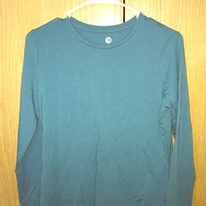 Blue long sleeve shirt